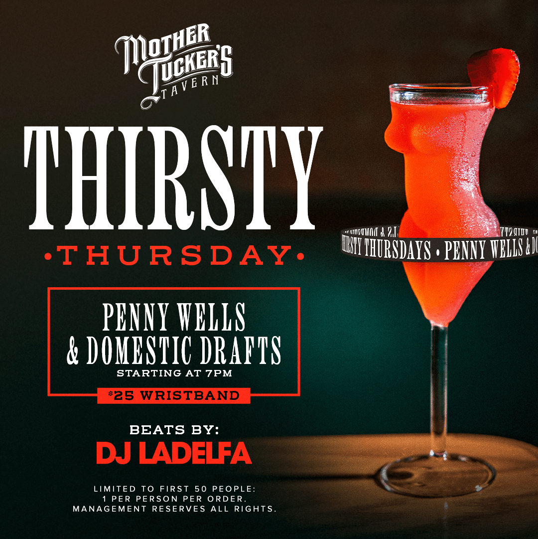 Thirsty Thursday Penny drinks Mother Tucker's Tavern Scottsdale